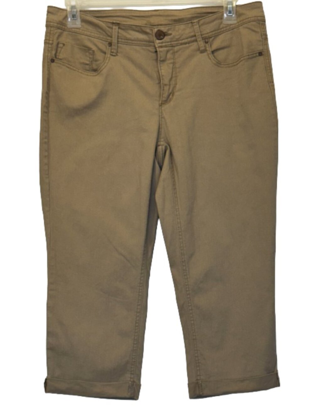 Women's Tan Capris Size 14